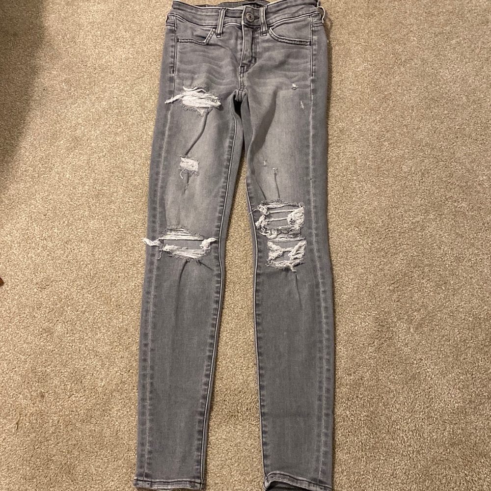 Low rise AE jeggings